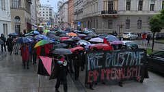 shod protest Palestina Izrael vojna Ljubljana