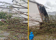 Slovenijo pustoši vreme, ogroženi so številni kraji: nevarnost pa še ni mimo (FOTO in VIDEO)