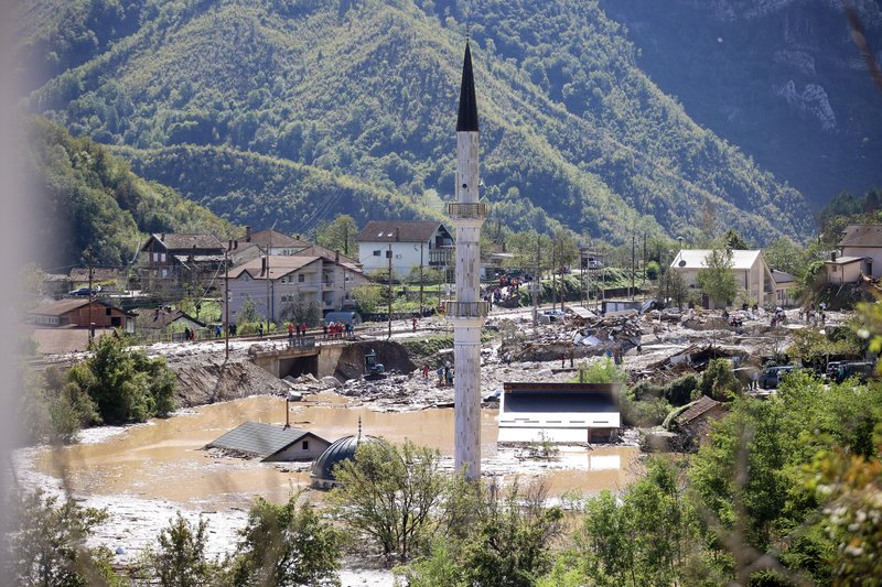 Najbolj je prizadeta Jablanica, kjer je umrlo več ljudi.