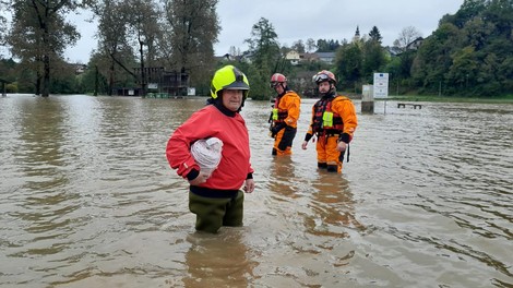 poplave Krka gasilci