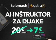 Telemach se približuje mladim in svoj portfelj krepi s platformo Astra AI