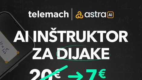 Telemach se približuje mladim in svoj portfelj krepi s platformo Astra AI