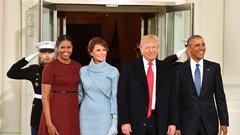 Barack Obama Michelle Obama Donald Trump Melania Trump politika Amerika