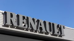 Renault, stavba, napis