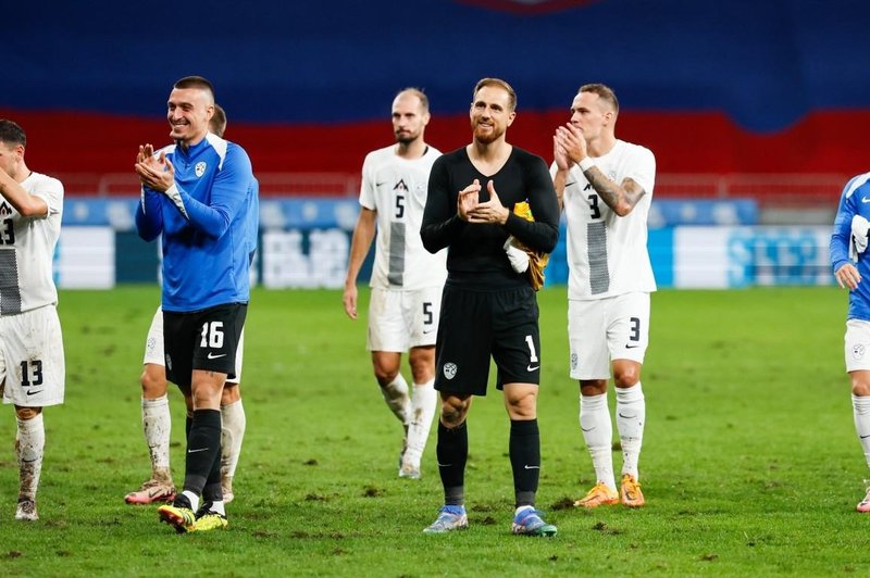 Slovenski nogometaši proti Kazahstanu: "Naš edini cilj je zmaga" (foto: STA)