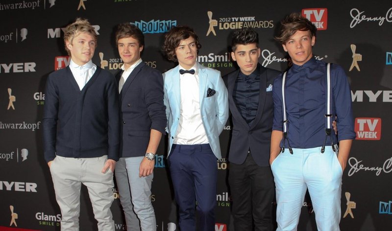 One Direction leta 2012.