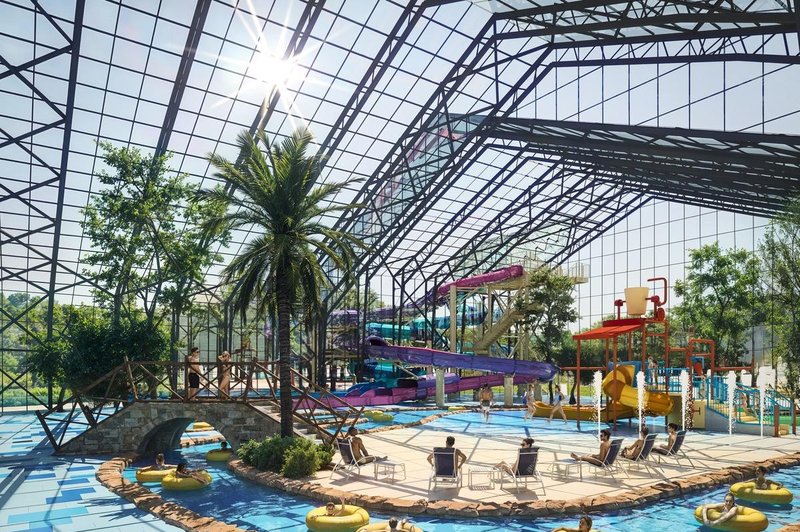 V vodnem parku Aquapark Dalmatia bodo kmalu odprli zaprt ogrevan del  z razkošnim wellness centrom, ki bo odprt celo leto (foto: Promocijsko gradivo)