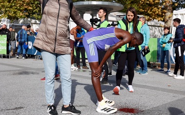 Preplah na ljubljanskem maratonu: lanskoletni zmagovalec bruhal kri