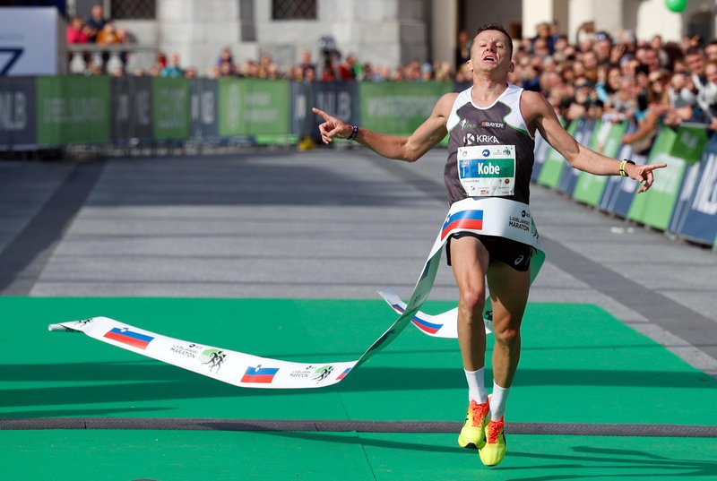 Ljubljanski maraton Primoz Kobe