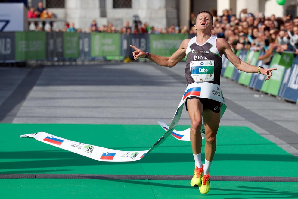 Ljubljanski maraton Primoz Kobe