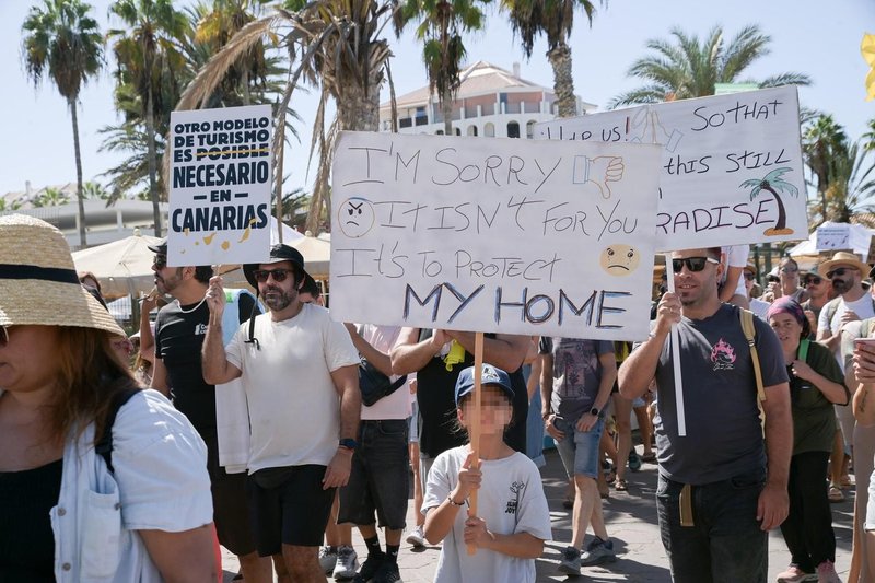 kanarski otoki protest turizem