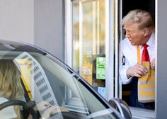 Donald Trump postal Donald McDonald: vse za glasove, tudi če se je treba osmešiti (VIDEO)