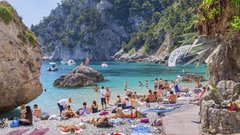 Capri turizem Italija otok turisti