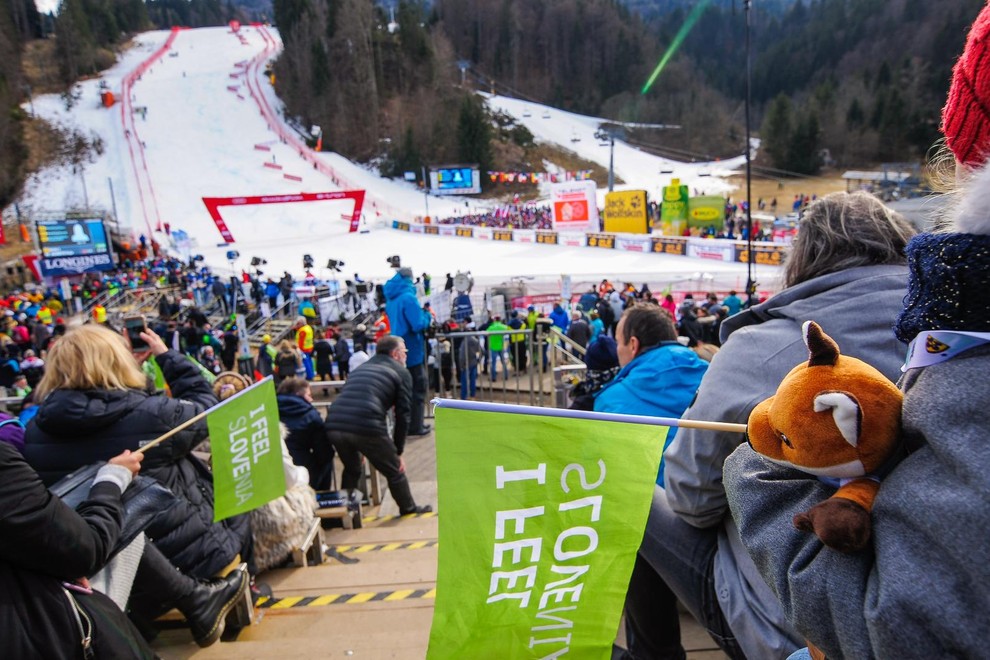 smučanje navijači tekma Kranjska Gora