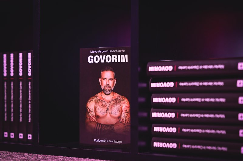 Marko Verdev biografija knjiga Govorim založba Beletrina zabava