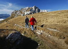 V slovenskih hribih opazovala razgled, kar naenkrat pa zaslišala neobičajen jok