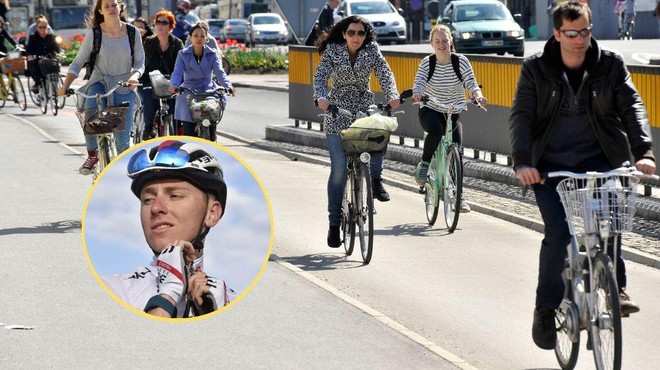 Ljubljanski kolesarki prekipelo: mestni "Pogačarji", umirite se, to ni Tour de France! (foto: Bobo/Profimedia/fotomontaža)