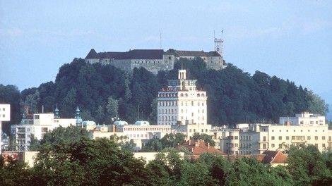 Ljubljana Ljubljanski grad Neboticnik