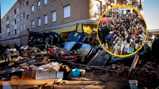 Protestniki na poplavljenih območjih jezni: z blatom in vzkliki so napadli kralja in premierja (VIDEO) (foto: Profimedia)