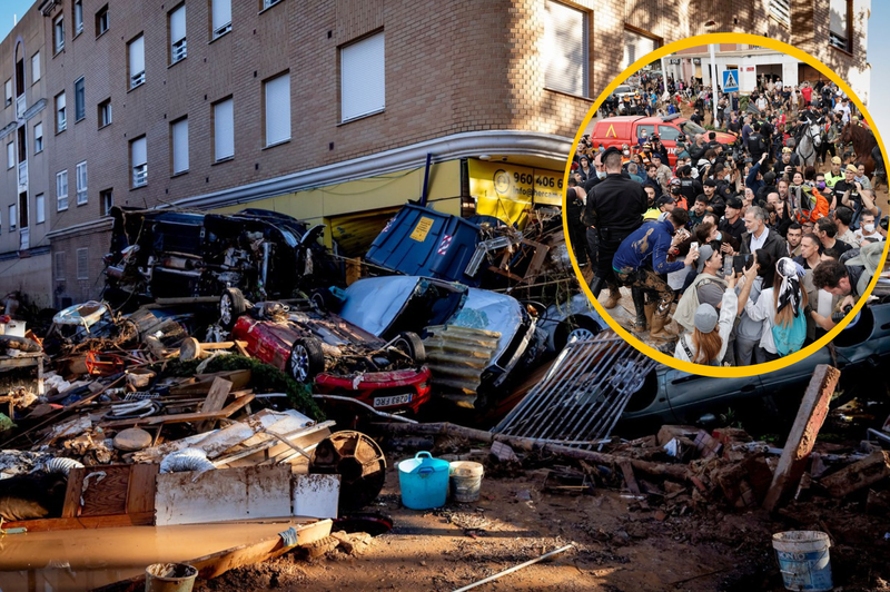 Protestniki na poplavljenih območjih jezni: z blatom in vzkliki so napadli kralja in premierja (VIDEO) (foto: Profimedia)