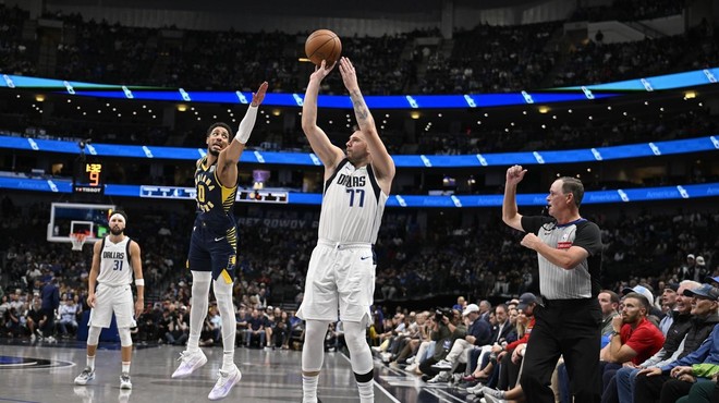 Dallas Mavericks v tretji poraz: Dončićevih 34 točk ni zadostovalo za zmago proti Indiani (FOTO) (foto: Profimedia)