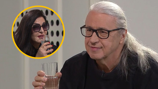 Marcel Štefančič, kot ga še nismo videli: kako ga je Marina Abramović v TV-intervjuju povsem razorožila (in ga naučila piti vodo)