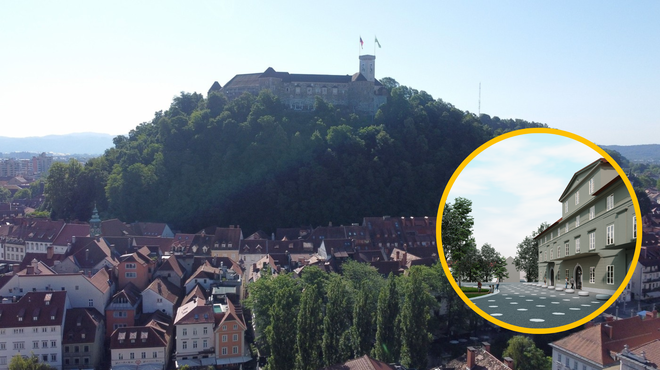 Skrivnostna preobrazba v osrčju Ljubljane: osupljiv pogled na zgradbo, ki bo dobila povsem novo podobo (foto: Profimedia/Mestna občina Ljubljana/montaža)