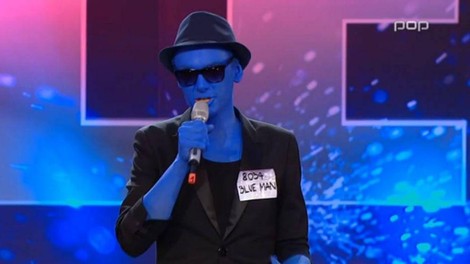 Matej Hribernik Blue Man slovenija ima talent pop tv