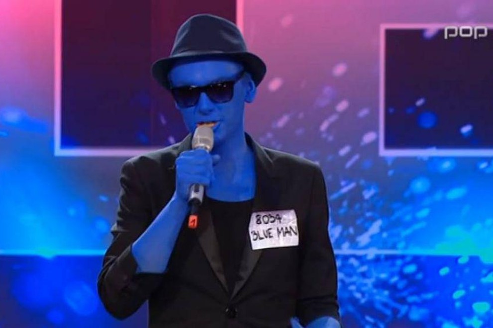 Matej Hribernik Blue Man slovenija ima talent pop tv