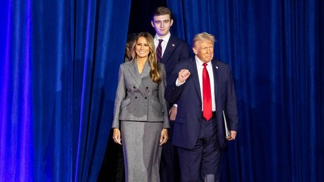 Donald Trump Melania Trump Barron Trump