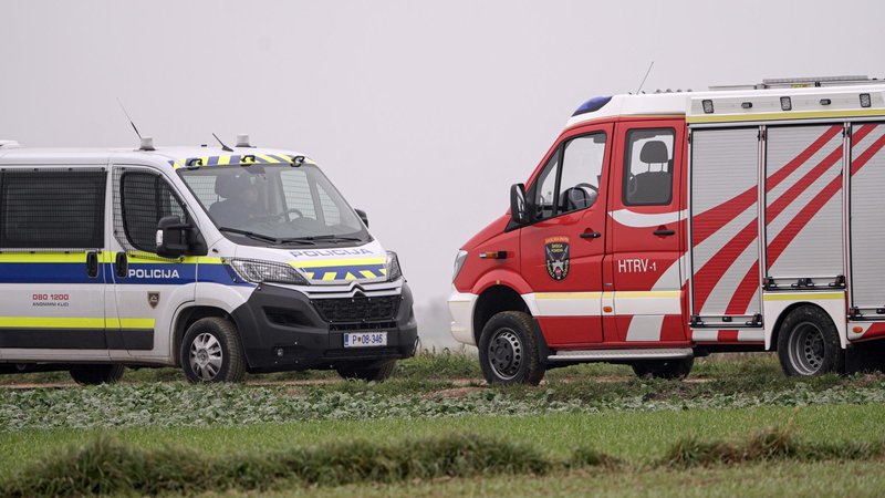 Gancani letalska nesreca policija