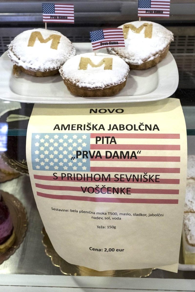 Sevnica Melania Trump jabolcna pita