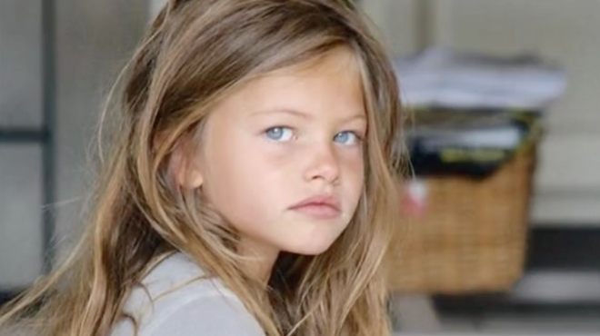 Thylane Blondeau, ko je bila razglašena za najlepšo deklico na svetu. (foto: TikTok/bianca__belmonte/posnetek zaslona)