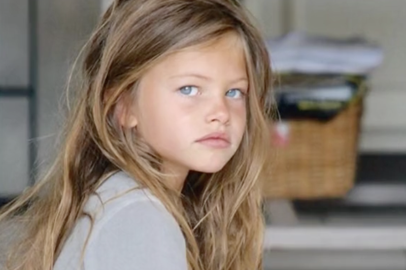 Thylane Blondeau, ko je bila razglašena za najlepšo deklico na svetu. (foto: TikTok/bianca__belmonte/posnetek zaslona)