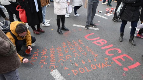 novi sad, protestniki, nesreča