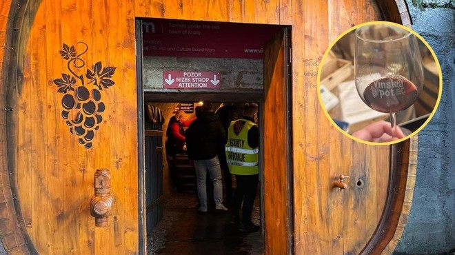 Noro doživetje v slovenskem mestu: sprehod skozi vinski sod — pod zemljo! (foto: Samo Šmarčan)