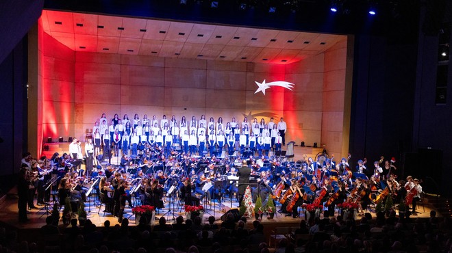 Pravo glasbeno doživetje: božični koncert simfonikov Cantabile bo z več kot 150 glasbeniki (foto: Valter Leban/Bobo)