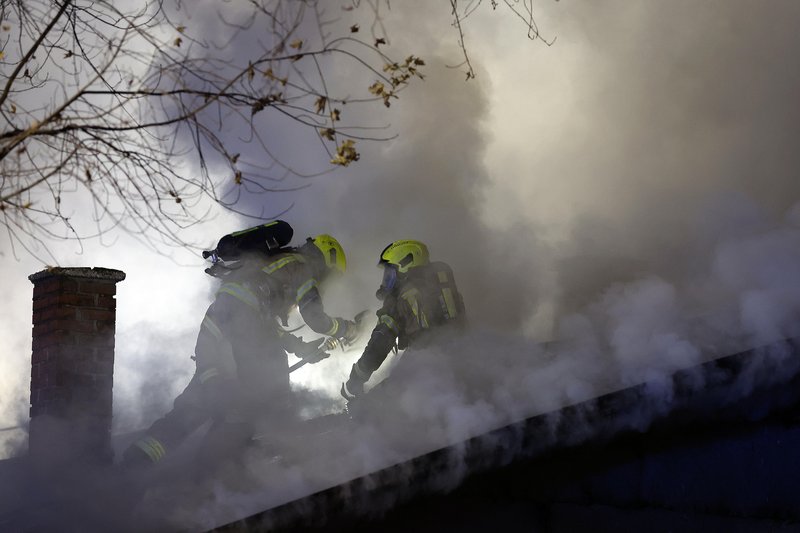 požar Slovenija Ljubljana gasilec gasilci Celovška cesta Vižmarje