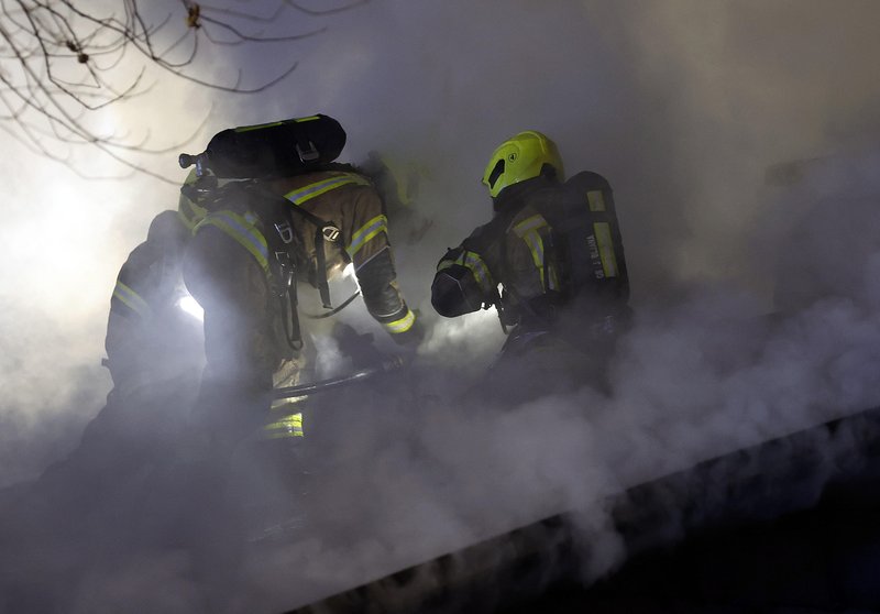 požar Slovenija Ljubljana gasilec gasilci Celovška cesta Vižmarje