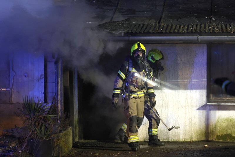 požar Slovenija Ljubljana gasilec gasilci Celovška cesta Vižmarje