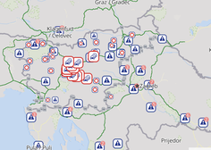 Prometne informacije: prehitevalni pasovi zaprti, zamude do 50 minut