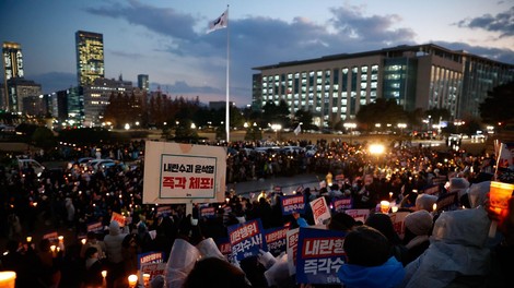 koreja protest