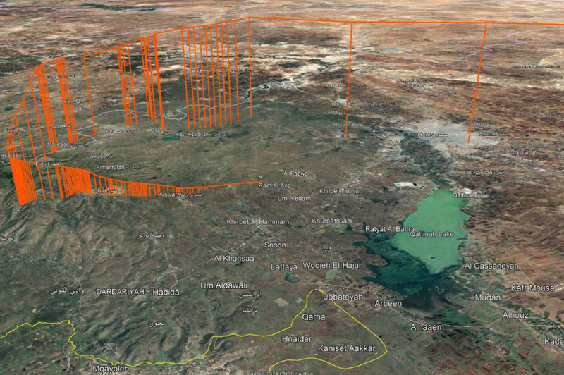 3D radar Asadovega letala (foto: Omrežje X/KeithWoodsYT)