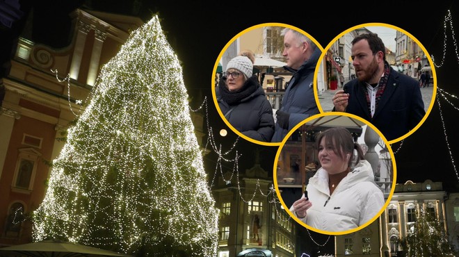 Mimoidoči brez dlake na jeziku o praznični Ljubljani: "Lani mi je bila bolj ... " (VIDEO) (foto: Bobo/Uredništvo/fotomontaža)