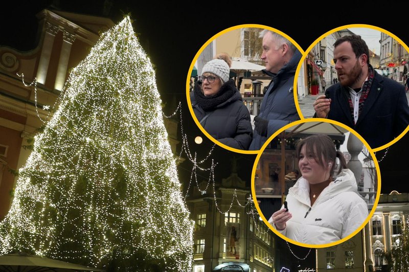 Mimoidoči brez dlake na jeziku o praznični Ljubljani: "Lani mi je bila bolj ... " (VIDEO) (foto: Bobo/Uredništvo/fotomontaža)