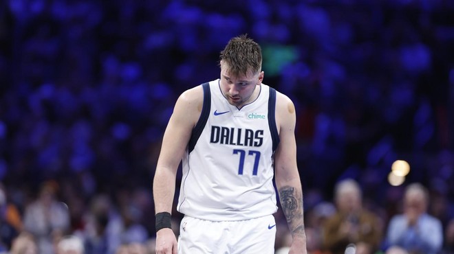 Luka Dončić in Dallas izpadla iz boja za pokal NBA (foto: Profimedia)