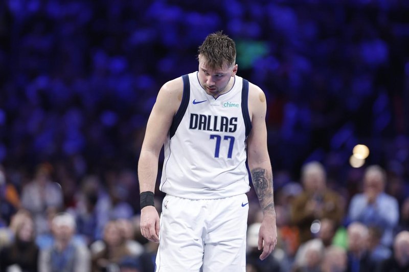 Luka Dončić in Dallas izpadla iz boja za pokal NBA (foto: Profimedia)