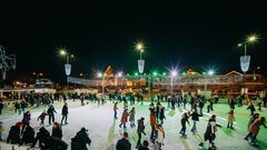 Varaždin praznik božič sejem Hrvaška drsališče drsanje