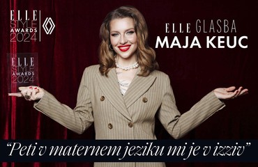 “Peti v maternem jeziku mi je v izziv” | MAJA KEUC, ELLE GLASBA 2024