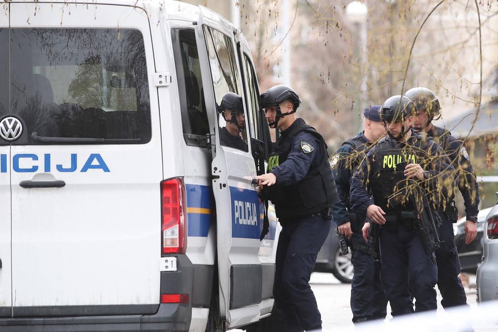 Zagreb napad policija